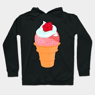 raspberry ice cream Hoodie